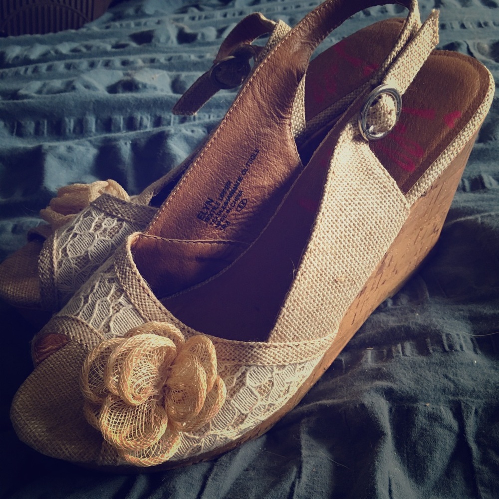 Jellypop Elyn Cork Wedges